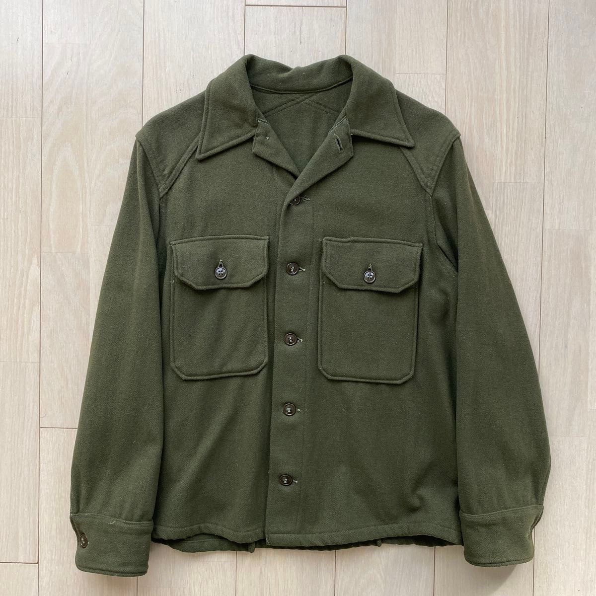 50s US.ARMY ブランケットシャツ ウールシャツ OG-108 前期型  ミリタリー
