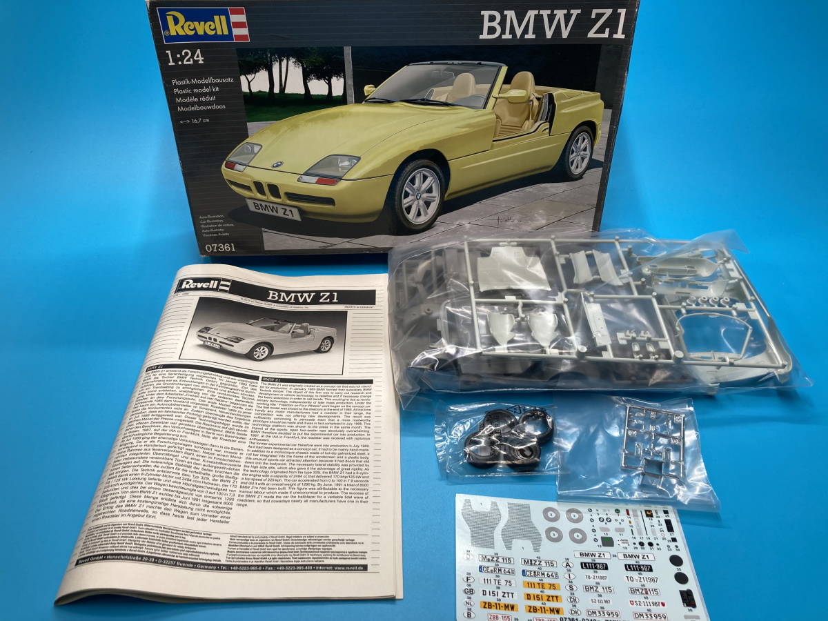 △Y213【未組立】レベル Revell 1/24 BMW Z1 07361 プラモデル_画像4