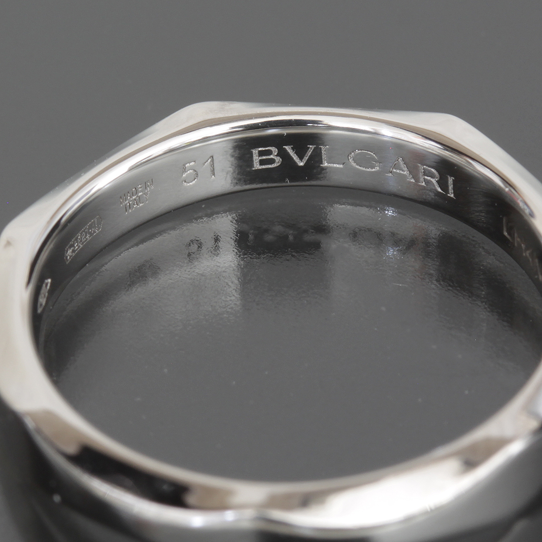  BVLGARY BVLGARI in fi NEAT ring ring 51 PT950 10.5 number E0850