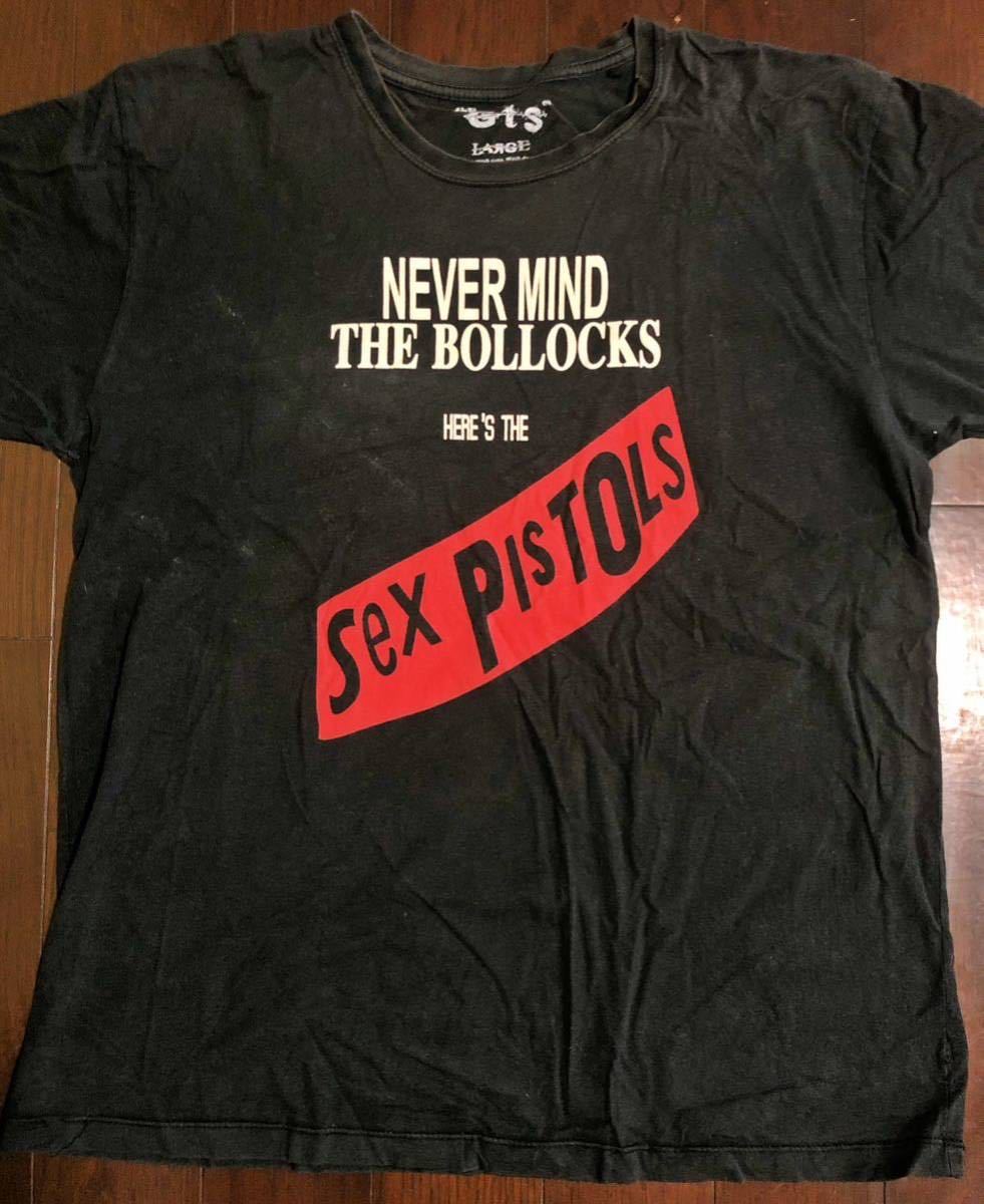 SEX PISTOLS ピストルズ ロゴプリント 半袖Tシャツ Lサイズ_画像1