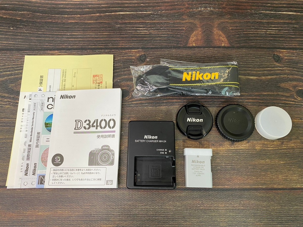 Nikon ニコン D3400 レンズキット デジタル一眼レフカメラ 元箱付き #8_画像8