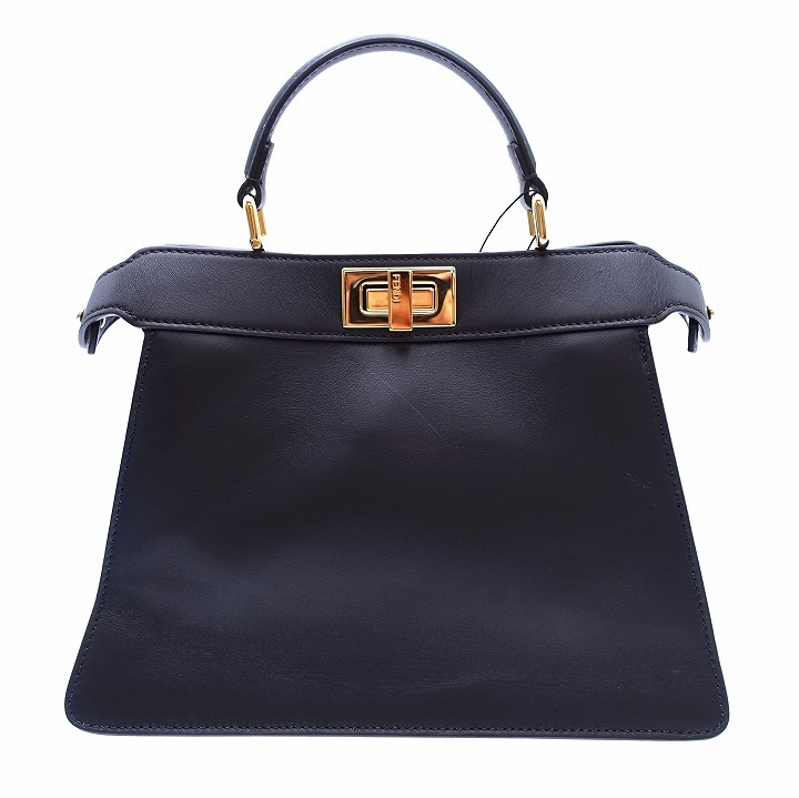 フェンディ FENDI ピーカブー アイーシーユー スモール ISeeU 2way ハンド ショルダー バッグ レザー ズッカ 8BN327 AQ09 F1N1U a20_画像2