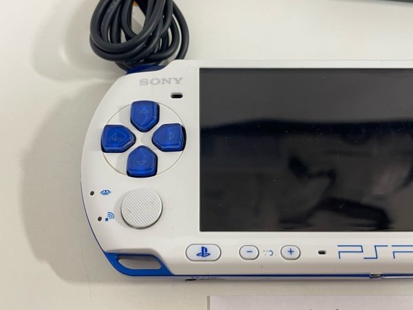 動作確認済　詳細は説明欄に記載　SONY　PSP　3000　プレイステーションポータブル　本体　ホワイト　ブルー　18_画像3