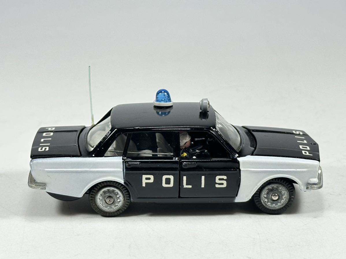 (s438) Tekno 835 POLIS VOLVO 144 テクノ ミニカー デンマーク製 ボルボ ポリス 当時物 _画像4