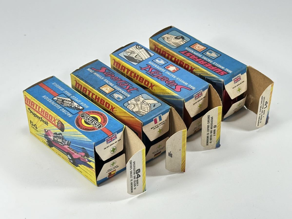 (s591) MATCHBOX 4点セット No.64/65/6/41 superfast ミニカー 当時物 _画像9