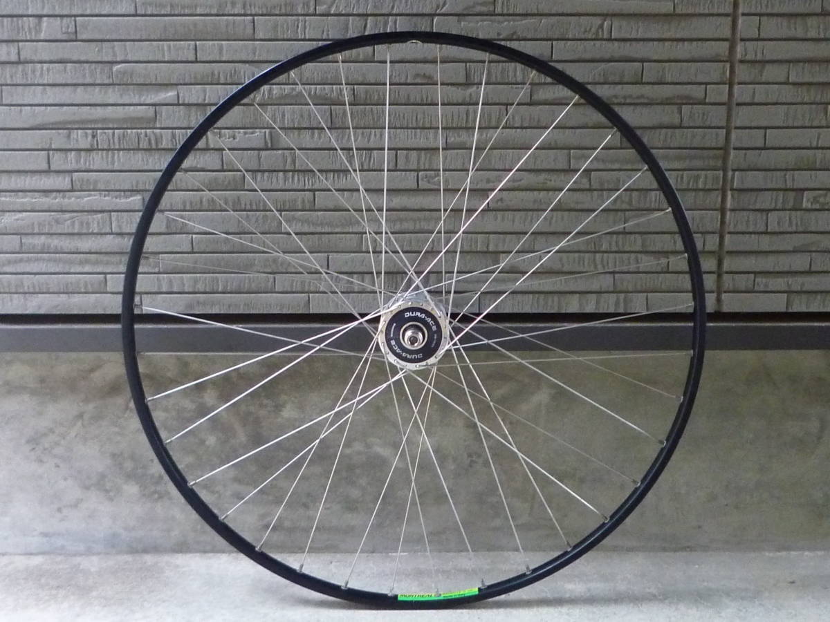 フロント用100mmナット締め shimano HB7600 × ambrosio monteal バテットスポーク ビンテージ