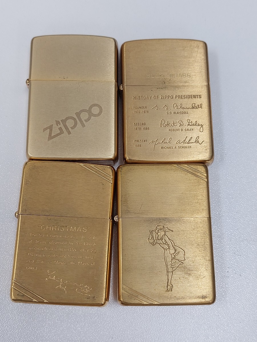 ZIPPO ジッポーライター 喫煙グッズ、ゴールド、おまとめ12点_画像4