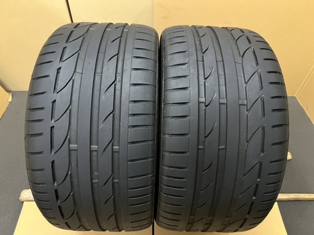 中古タイヤ2本セット　BRIDGESTONE POTENZA 285/30/19 2018年製(中古タイヤ2本セット　BRIDGESTONE POTENZA 285/30/19 2018年製_画像1