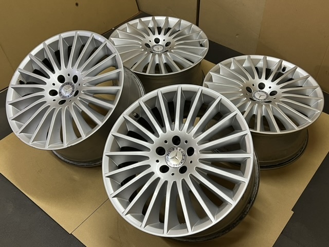 中古ホイール４本セット　純正 メルセデスベンツ AMG Sクラス W222型 19インチ 9.5J×19H2ET43.5 8.5J×19H2ET36 PCD112 MERCEDES-BENZ AMG_画像4