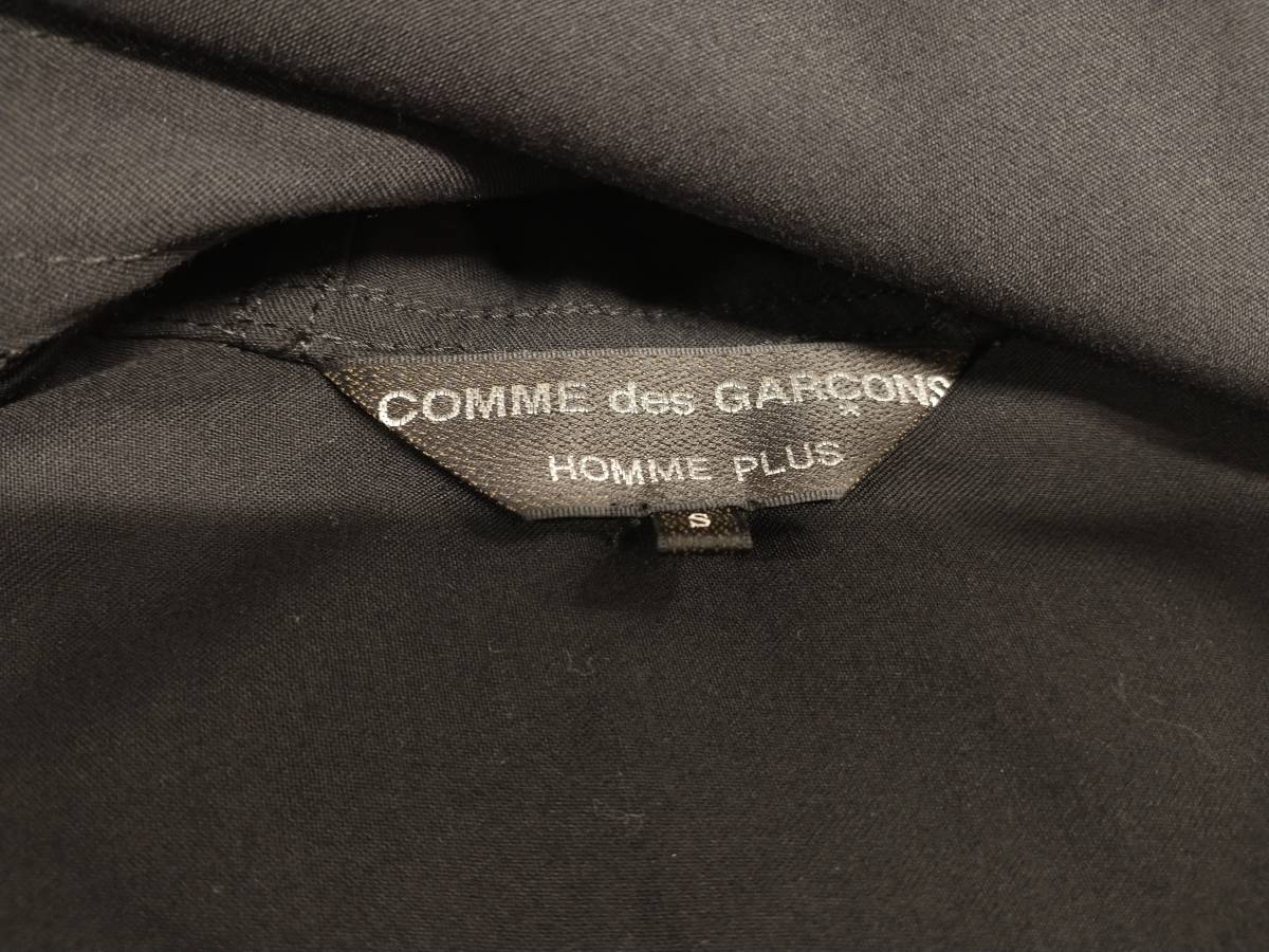 COMME des GARCONS HOMME PLUS コムデギャルソン オムプリュス ジップ フード フーディ ブラック ウール 日本製 PP-K808 AD2015 小穴有り_画像5