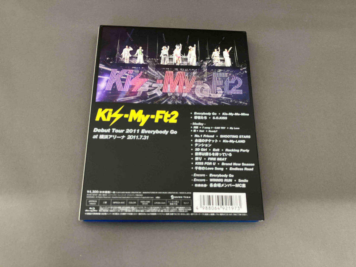 【1円スタート】Kis-My-Ft2 Debut Tour 2011 Everybody Go at 横浜アリーナ 2011.7.31(Blu-ray Disc)の画像2