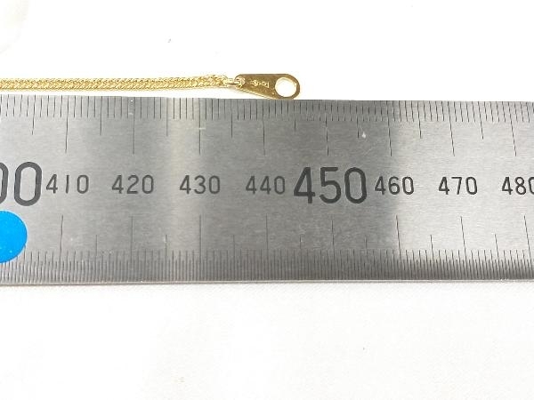 【造幣局刻印】K18 ゴールド (総8.2g) 44.5cm デザイン ネックレス_画像9