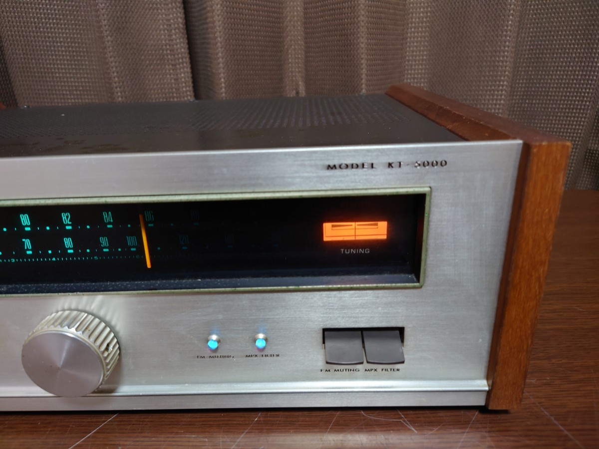 トリオ TRIO AM. FM ステレオチューナー KT-5000 動作品です！_画像2