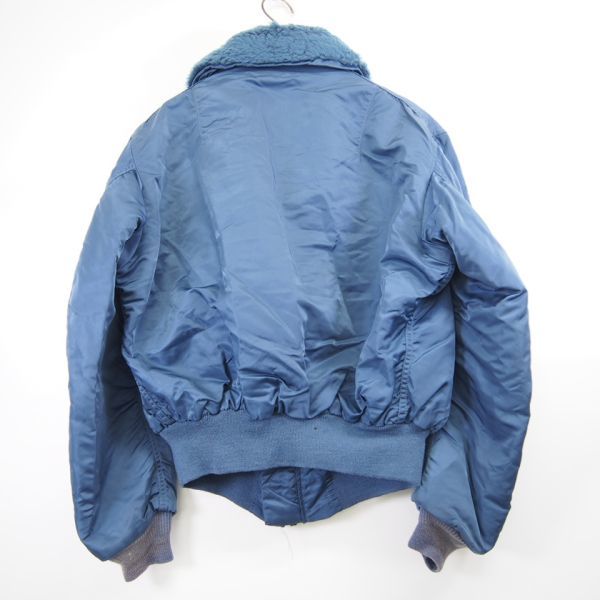 アルファインダストリーズ ALPHA INDUSTRIES B-15C MIL-J-62518 フライトジャケット(L)ブルー系_画像2