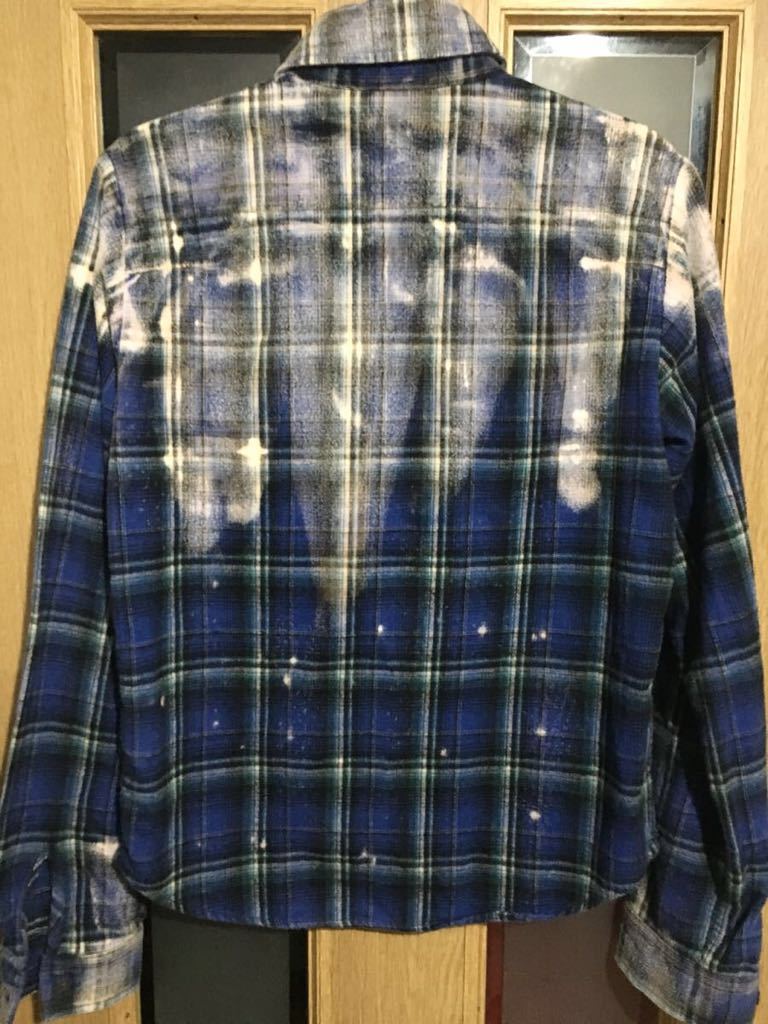 pledge Pledge gran ji bleach flannel shirt blue blue 