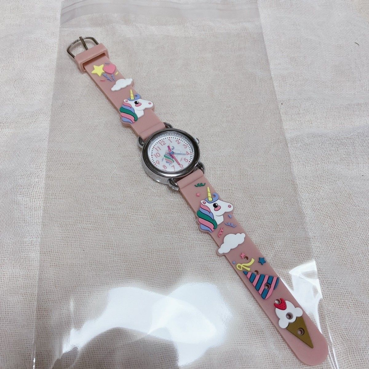 【0109】パープル▼キッズ 腕時計 ユニコーン 女の子 プレゼント
