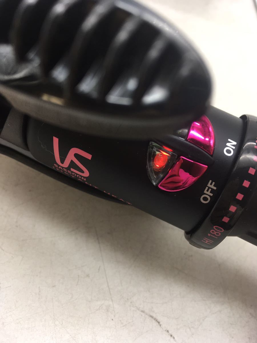 【1円スタート】ヘアアイロン セット コテ ドライヤー VS AIRRICH 箱付き 通電しました ブラッシング 家電 巻き髪 DM0123L_画像6