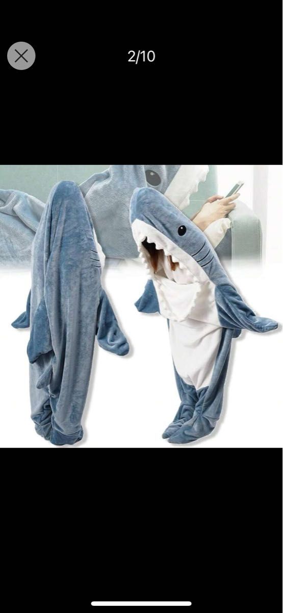 サメの着ぐるみ的なパジャマです