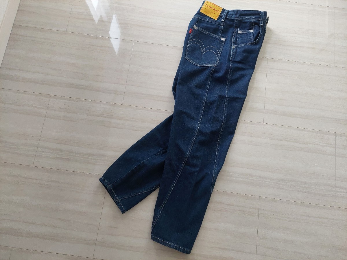 Levi's RED LR TWISTED 5 POCKET AZURITE RINSE / リーバイス レッド ジーンズ ワイド テーパード デニム パンツ Levis _画像3