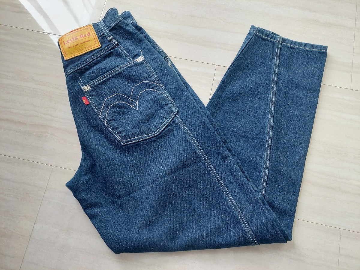 Levi's RED LR TWISTED 5 POCKET AZURITE RINSE / リーバイス レッド ジーンズ ワイド テーパード デニム パンツ Levis _画像5