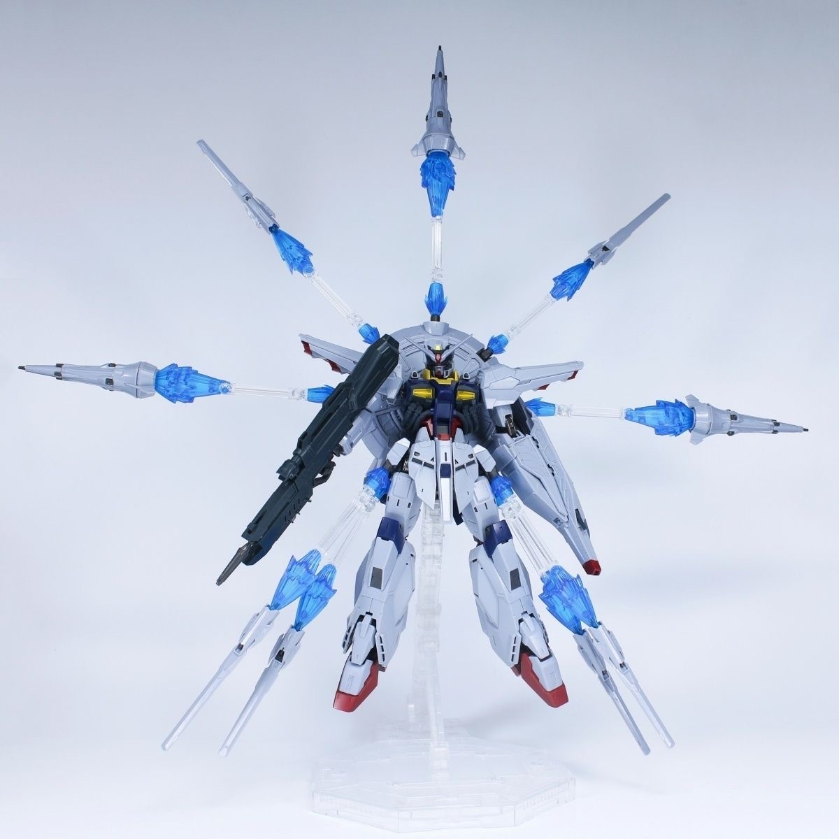 【KS】1/100 MG プロヴィデンスガンダム用 ドラグーンディスプレイエフェクト 拡張セット 改造パーツ 未組立 プラモデル 新品_画像3