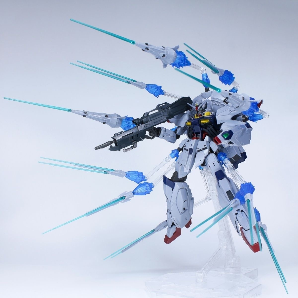 【KS】1/100 MG プロヴィデンスガンダム用 ドラグーンディスプレイエフェクト 拡張セット 改造パーツ 未組立 プラモデル 新品_画像4