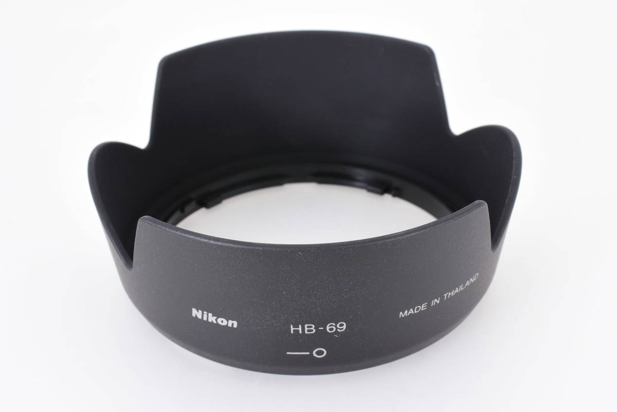 【送料無料・純正品】★新品同様★Nikon ニコン HB-69 レンズフード★レンズへ装着確認済 使用感なし！AF-S 18-55mm F3.5-5.6G VR II 用_画像1