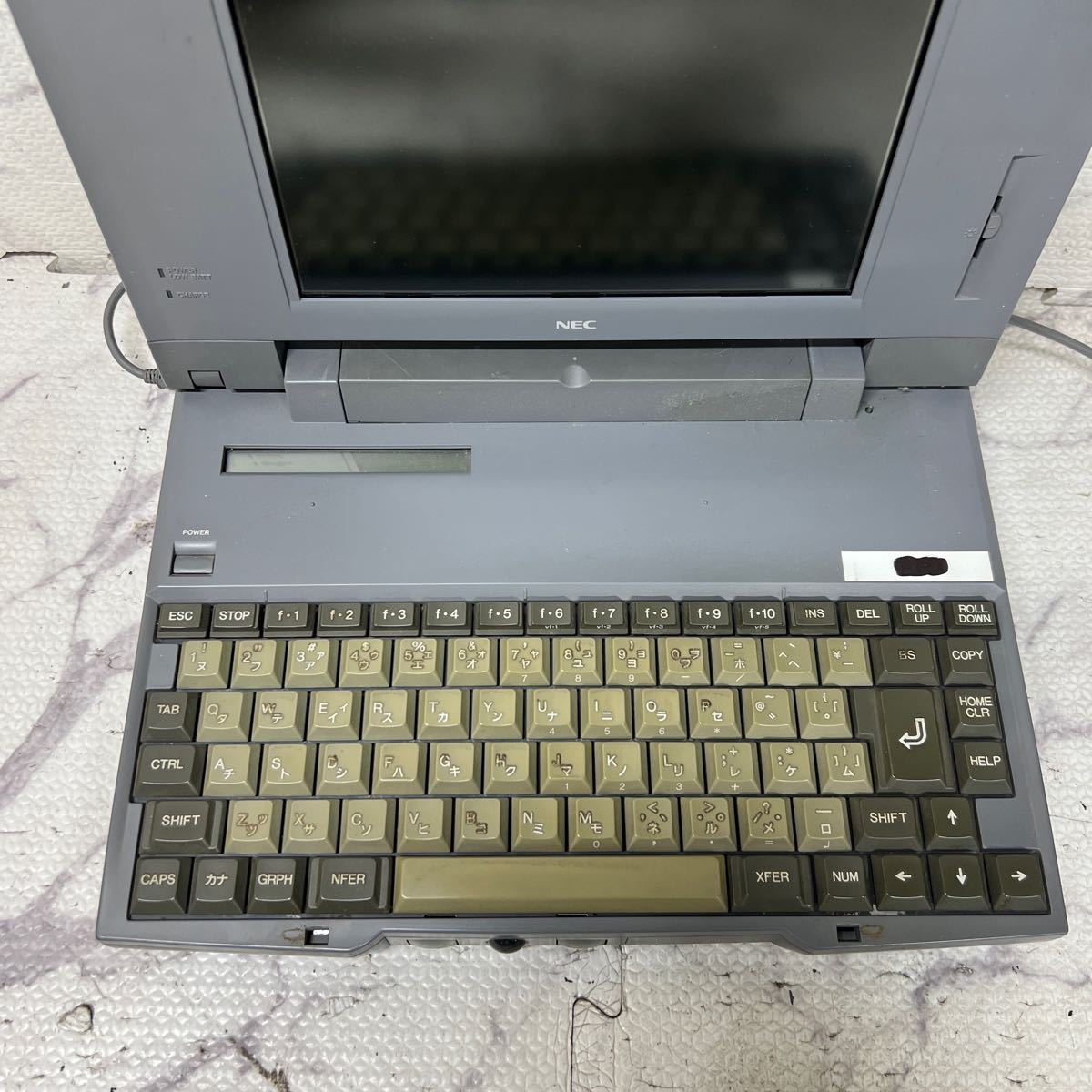 PCN98-999 激安 PC98 ノートブック NEC PC-9821Ne 通電確認済み ジャンク_画像3