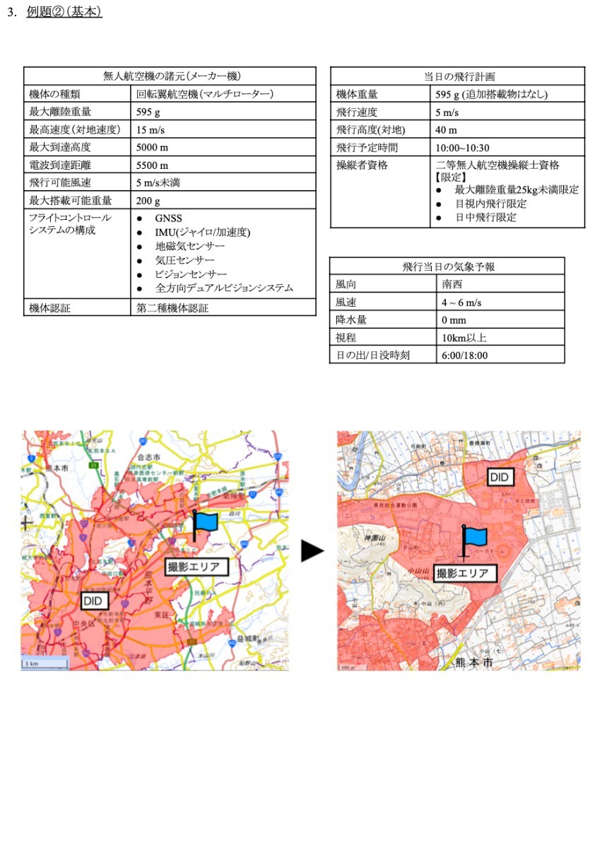 【ドローン国家資格】独学で合格！二等無人航空機操縦士の机上試験　模擬問題4問_画像2