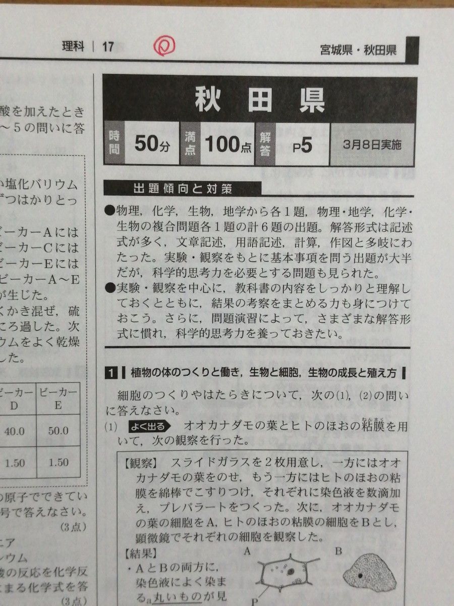 2023年受験用 全国高校入試問題正解 理科 旺文社