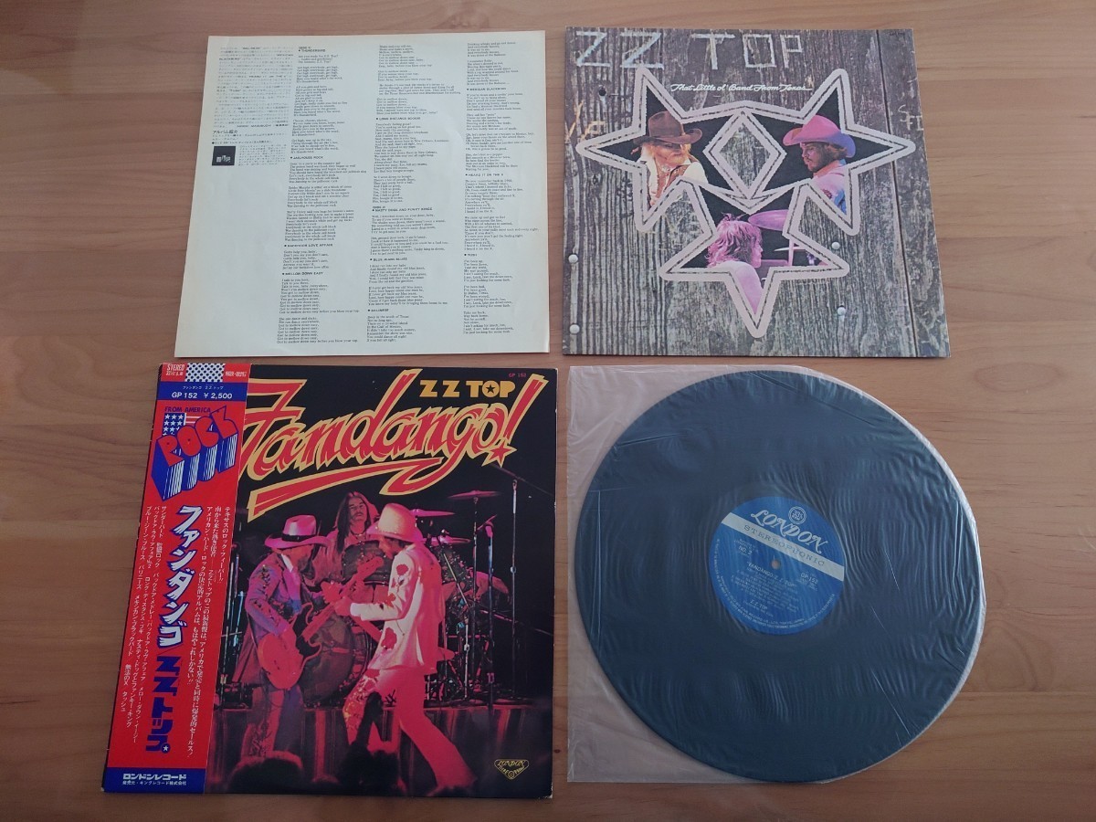 ★ZZ TOP★ ZZトップ★ファンダンゴ! Fandango!★帯付★OBI★中古LP★帯裏傷み_画像1