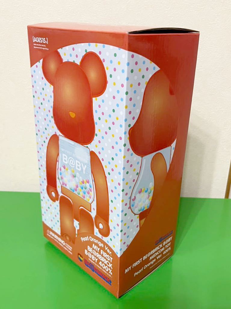 MY FIRST BE@RBRICK B@BY Pearl Orange Ver 400% ベアブリック MY FIRST BE@RBRICK B@BY Pearl Orange Ver 400% ベアブリック