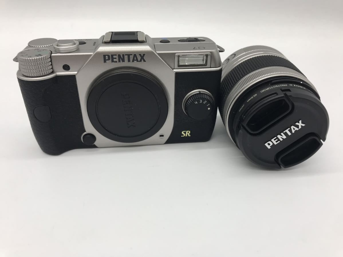 最終値下げ 動作未確認 PENTAX Q7 SR ミラーレス一眼 デジタルカメラ ペンタックス 使用説明書付き カメラ デジカメ リコー_画像1