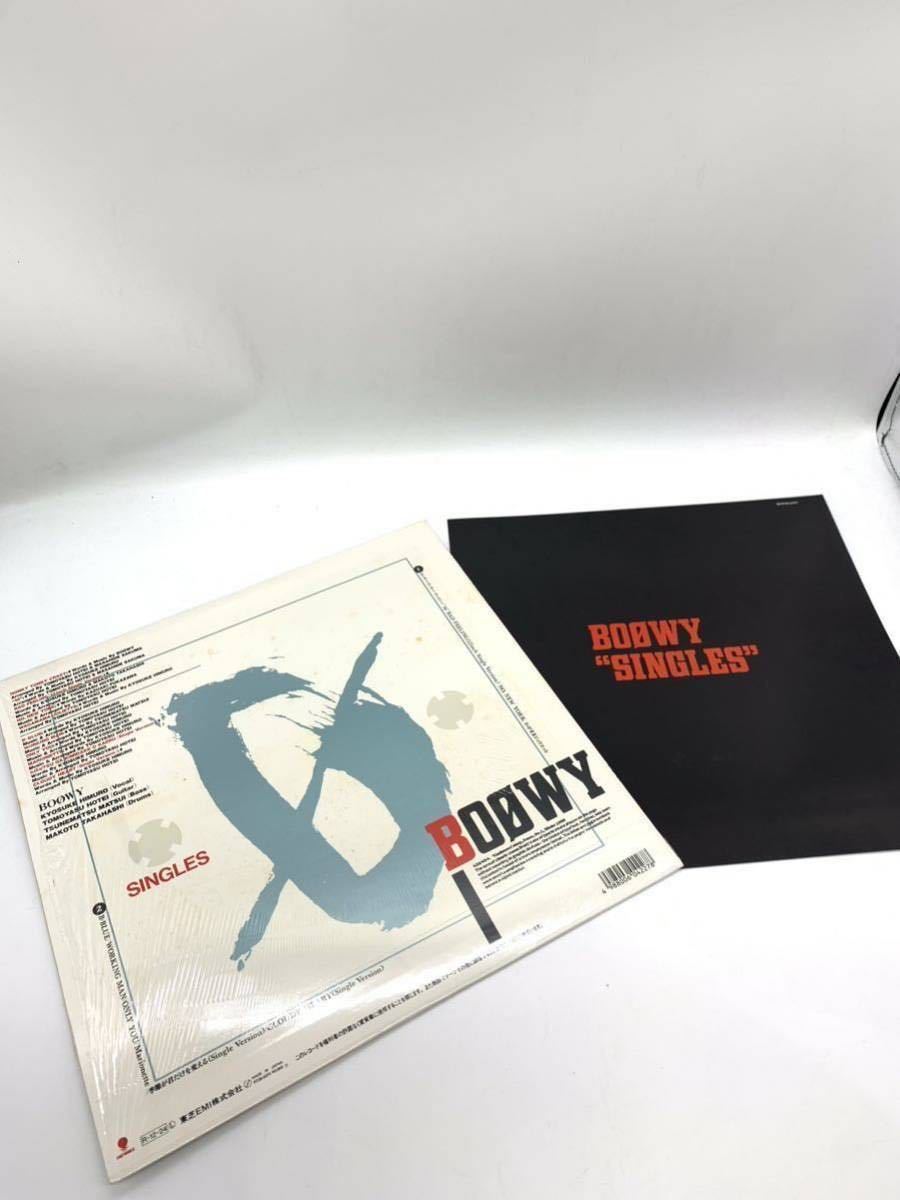 Boowy Singles レコード 氷室京介 布袋寅泰 ロック バンド_画像2