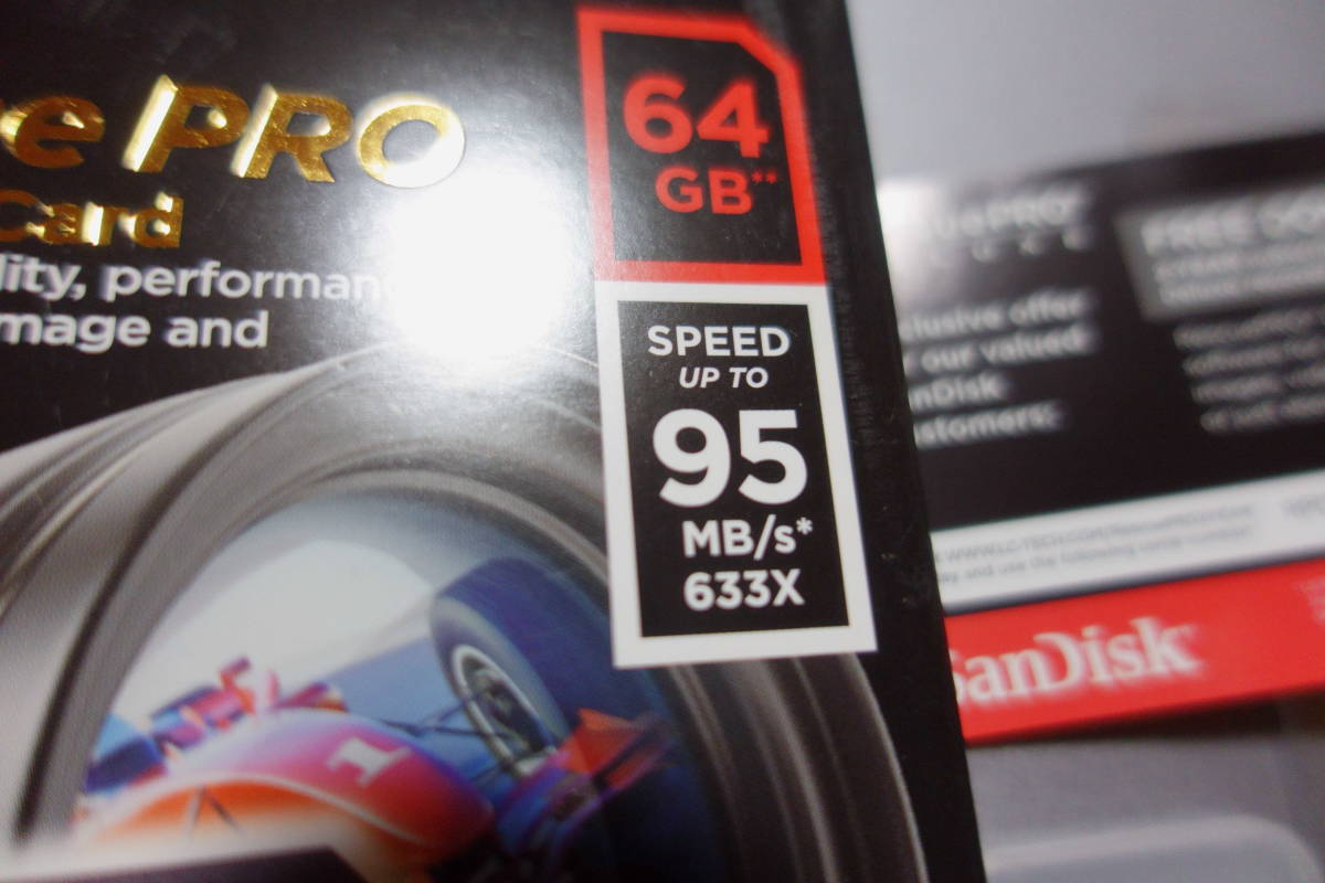 SanDisk Extreme PRO SDXCカード 64GB 95MB/s V30/UHS-1対応_画像4