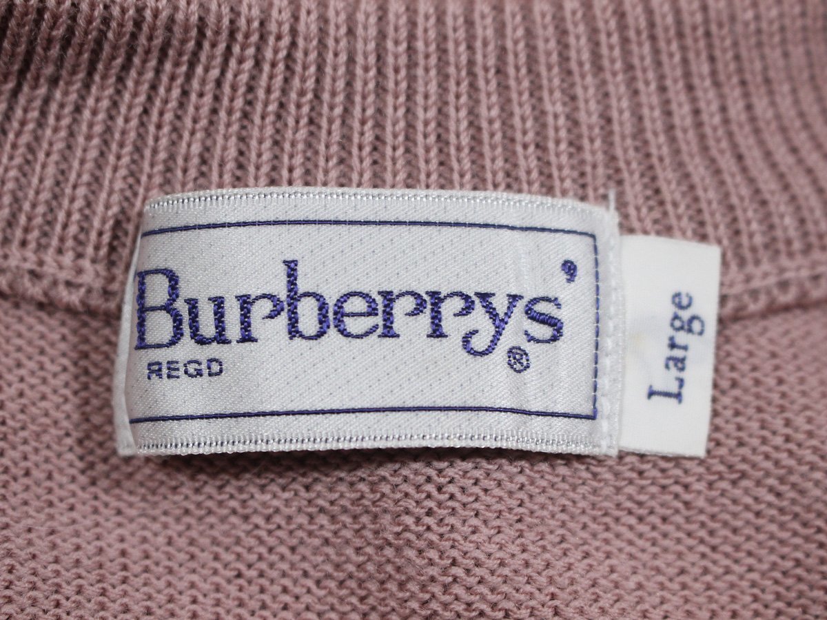 Burberrys' バーバリー ホース刺繍 ウールニットベスト L_画像3