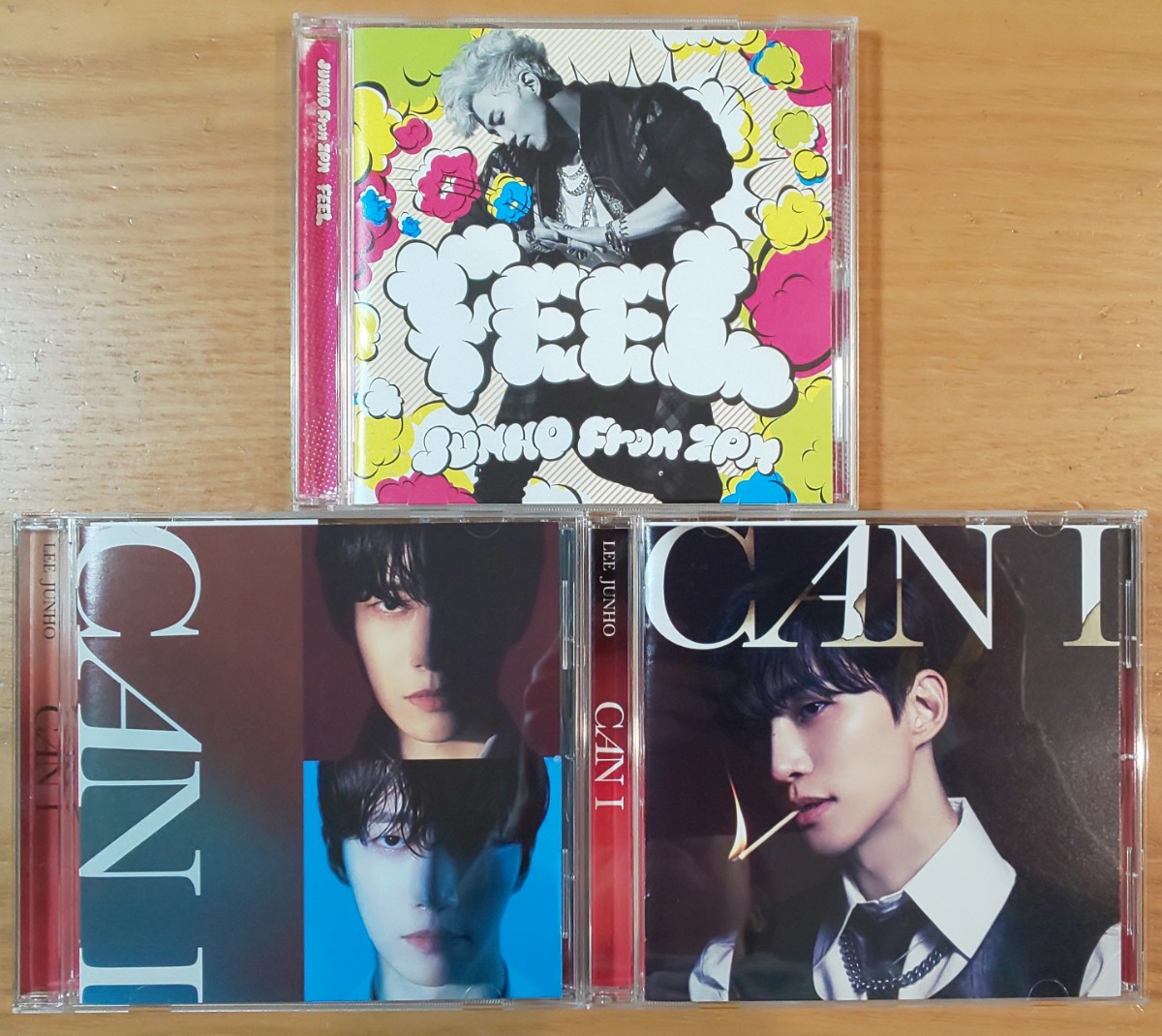 【３枚セット】JUNHO★CAN I typeA/typeC★FEEL通常版 ジュノ CD_画像1