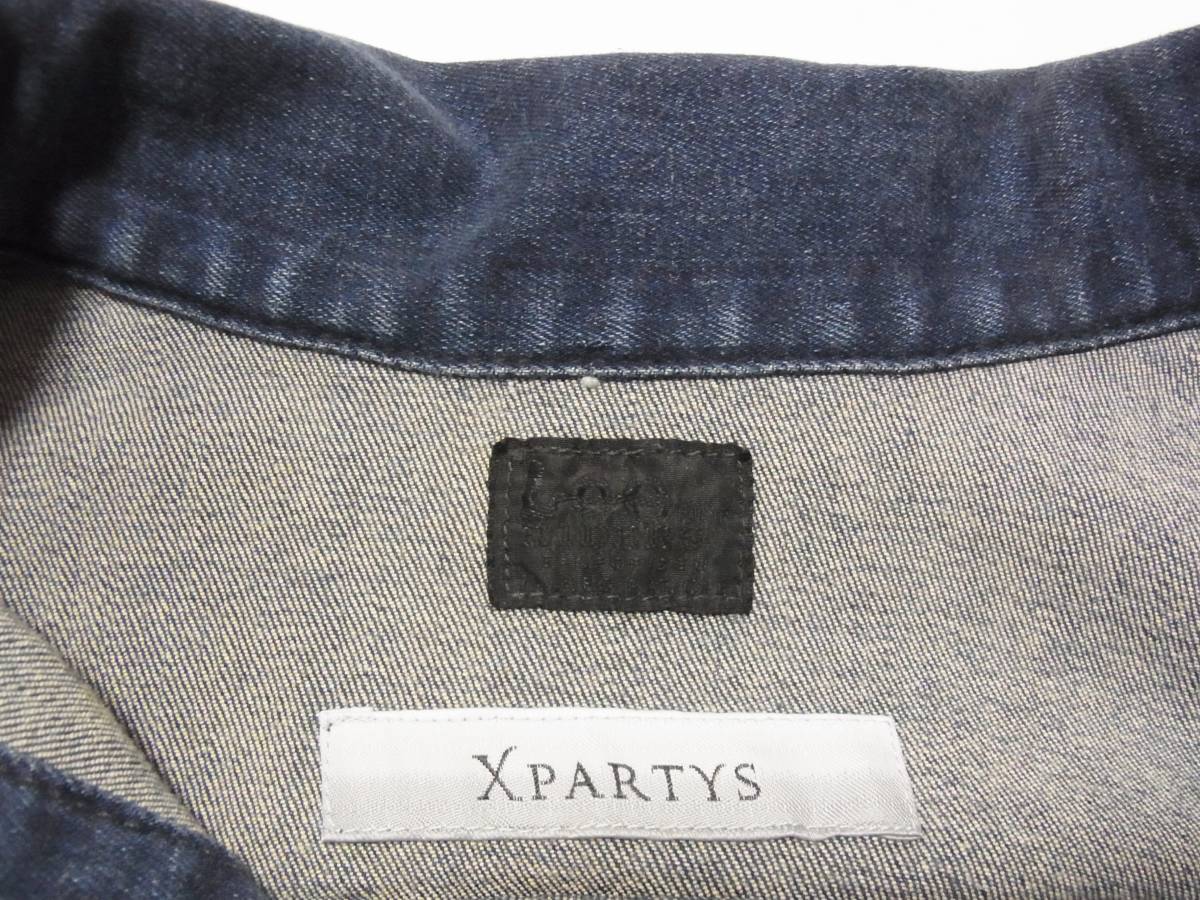 Xpartys×LEE 切り替えデニムジャケット Gジャン L エクスパティーズ リー コラボ 別注 ニット