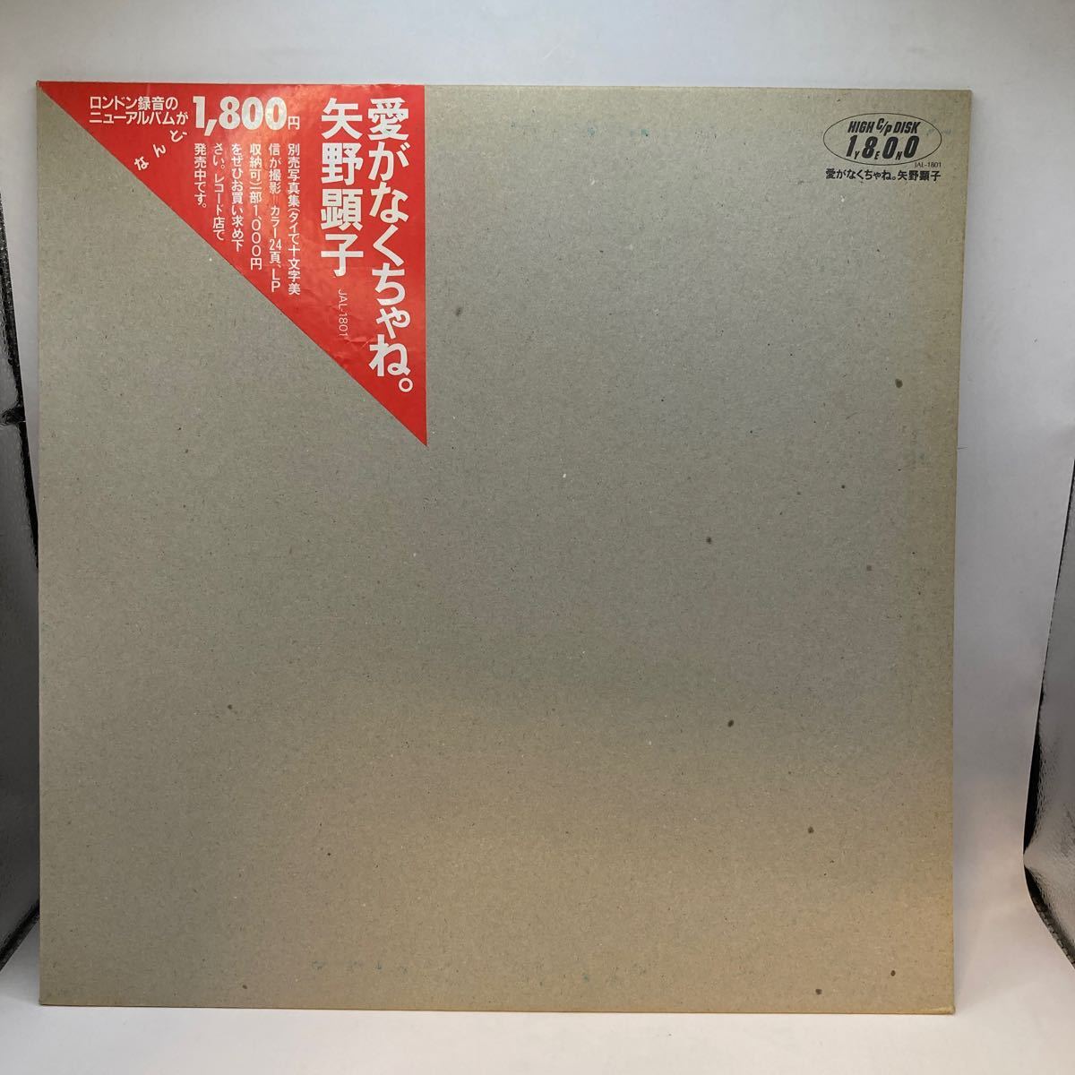 美盤 フォトブック LP 矢野顕子 / 愛がなくちゃね。 JAPAN RECORD JAL-1801 坂本龍一 高橋幸宏 細野晴臣 DAVID SYLVIAN YANO AKIKO_画像6