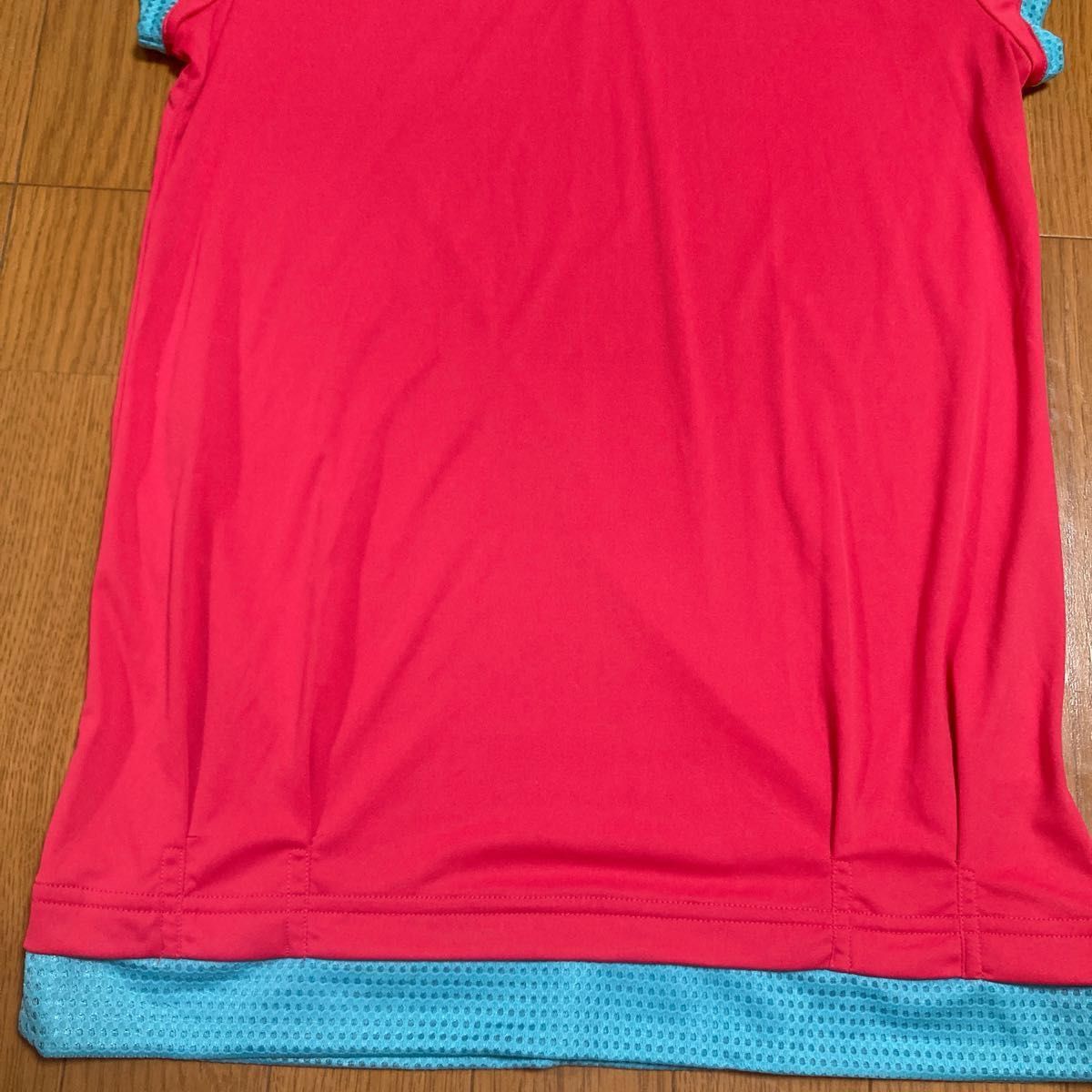 BABOLAT バボラ　半袖フード付シャツ　L レディース　テニスウェア　バドミントン　ジョギング