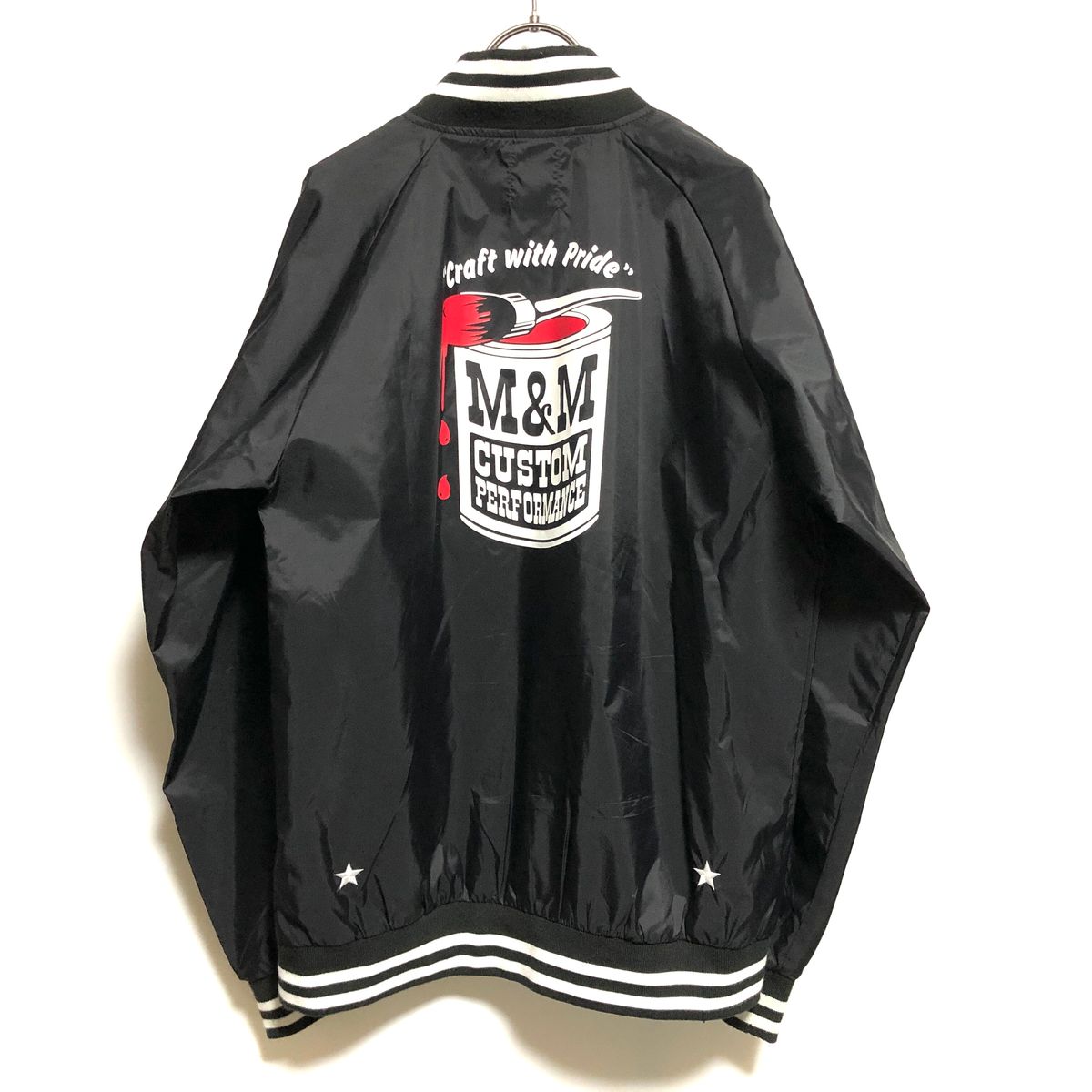 M&M 21SS NYLON STADIUM JACKET スタジャン ナイロンジャケット エムアンドエム