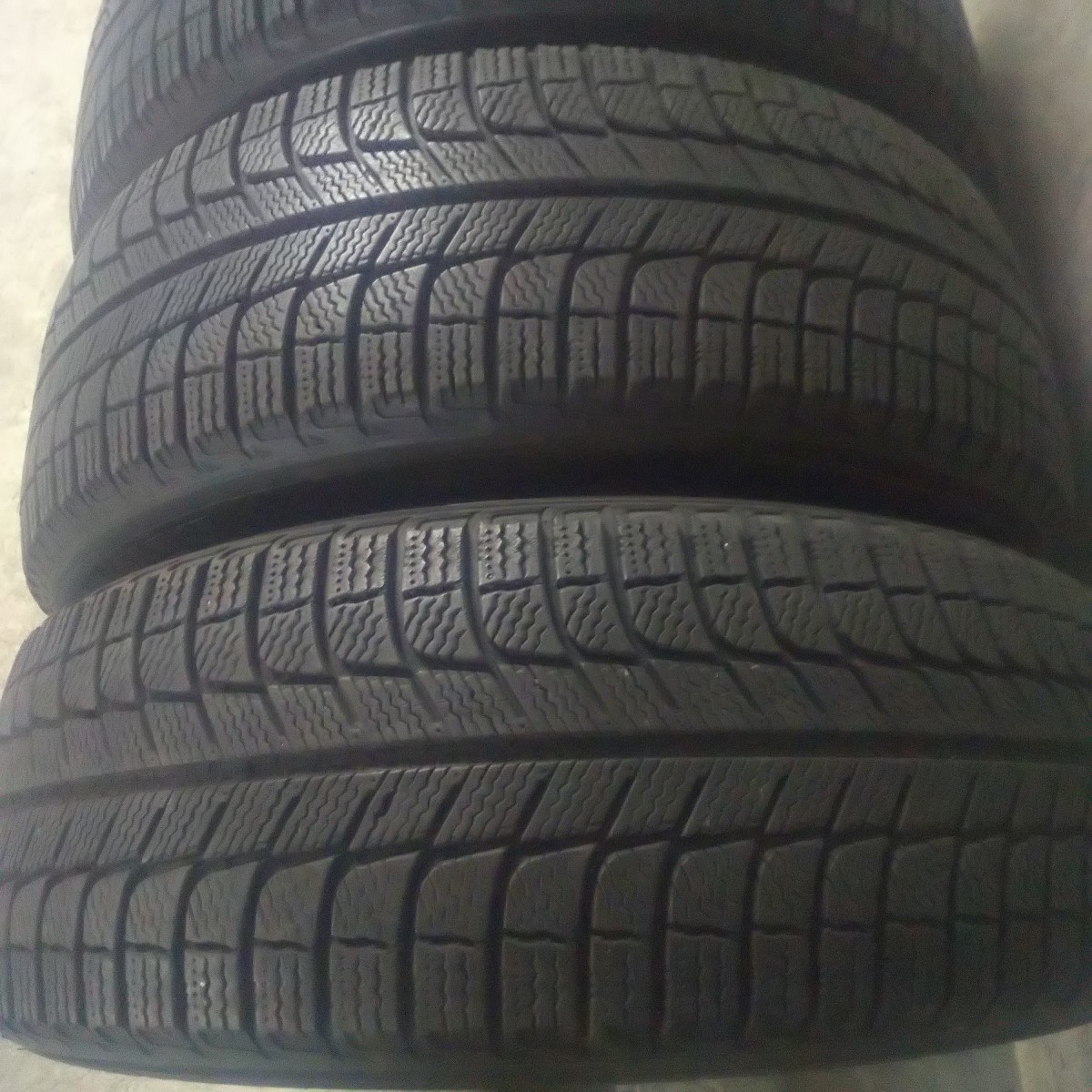 ミシュラン スタッドレス 215/60R17 96T X-ICE 4本 バリ山 中古 MICHELIN 215/60/17 215-60-17 エスティマ アルファード エルグランド_画像4