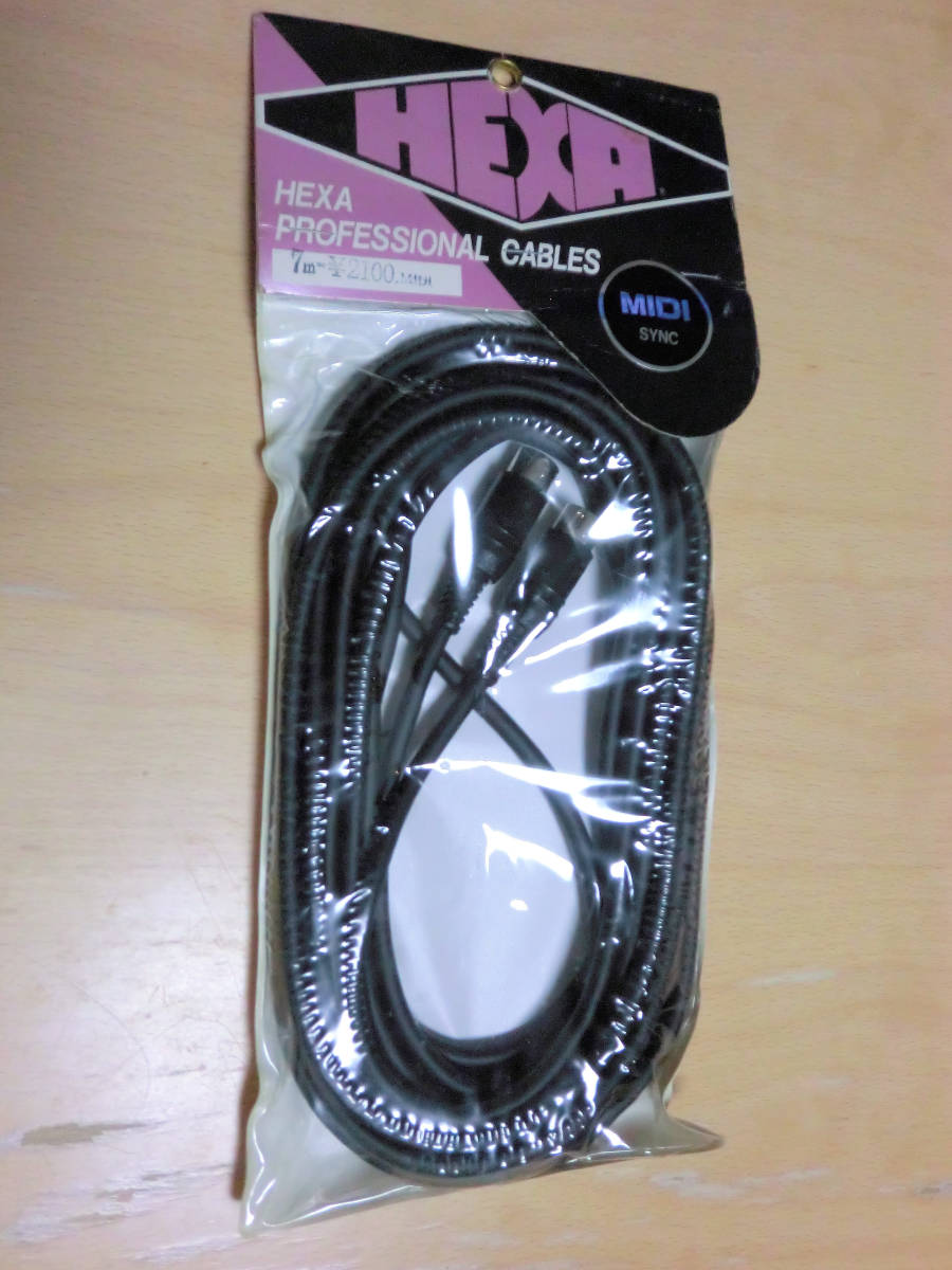 * новый товар *HEXA PROFESSIONAL CABLES MIDI кабель 7m( редкий )
