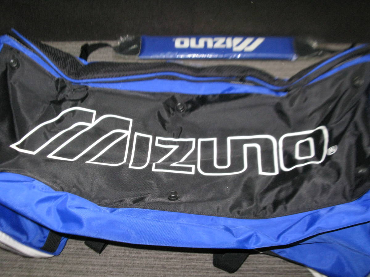 rkア1-15 MIZUNO ミズノ　スポーツバッグ　ボストンバッグ　防水 通気口 70x35x35cm 約90L 中古品 _画像7