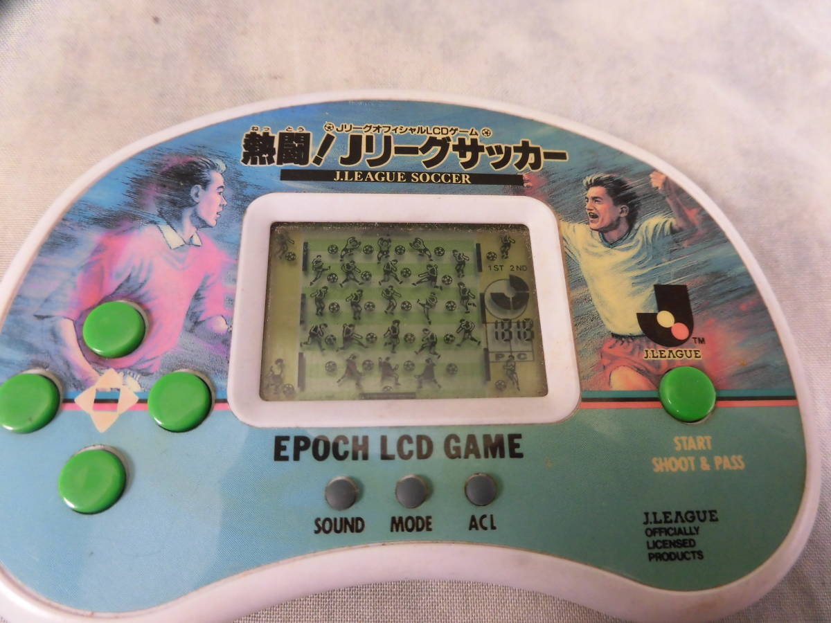 SOキ1-101【中古品】 エポック 熱闘！Jリーグサッカー オフィシャルLCDゲーム レトロゲーム [送料：360円]_画像3