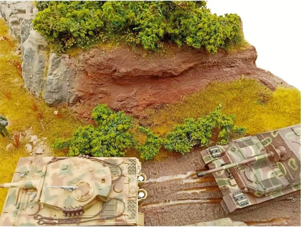 Yetaha ミニ低木模型 灌木模型 ジオラマ低木 木の葉 地形モデル シミュレーション景観 戦争ゲーム DIY地形装飾 鉄道シー_画像6