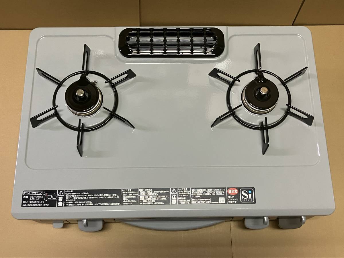 リンナイ / Rinnai　グリル付ガステーブル　全口センサー搭載　Siセンサーコンロ　天然ガス12A・13A　KGE61GR　RT61GH-R　2013年製_画像2