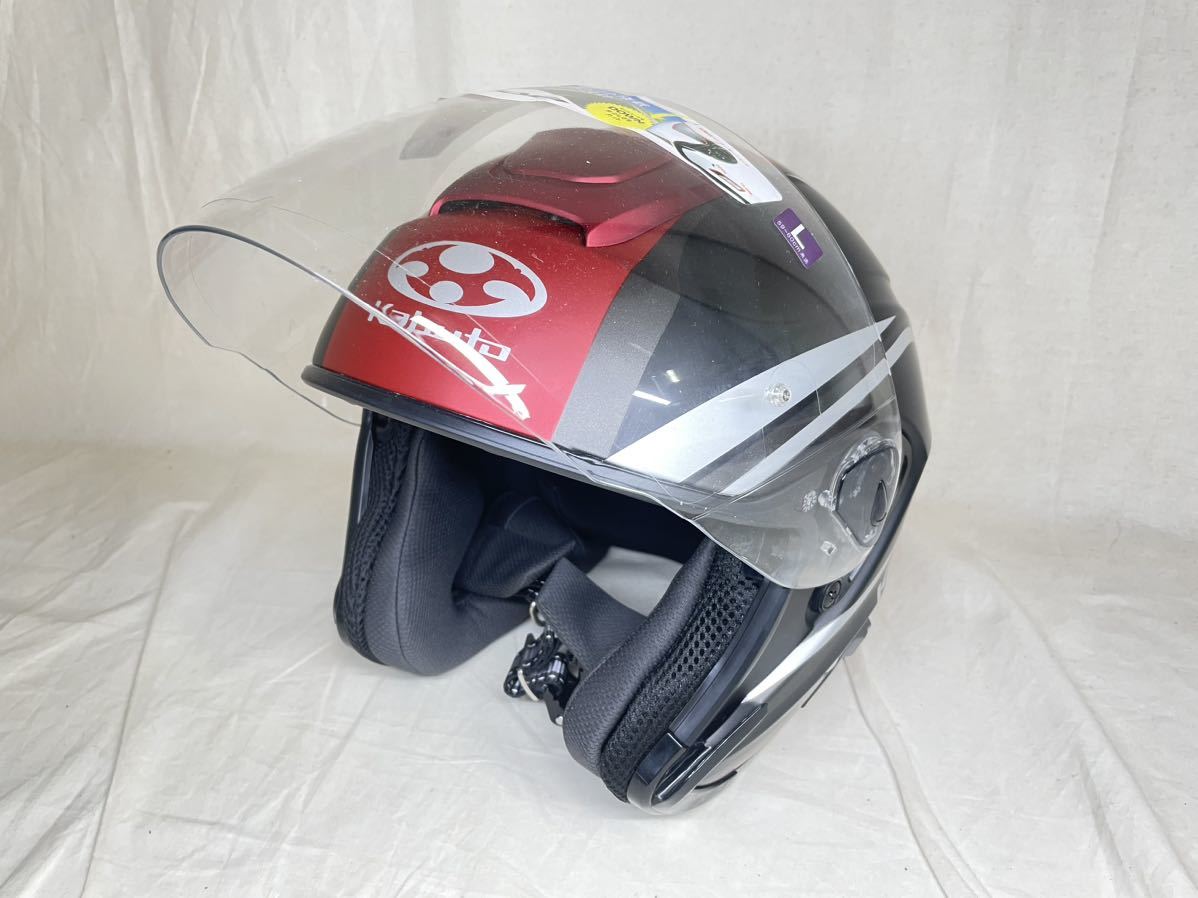OGK KABUTO オージーケー カブト ASAGI CLEGANT アサギ ジェットヘルメット Lサイズ59～60cm未満_画像1
