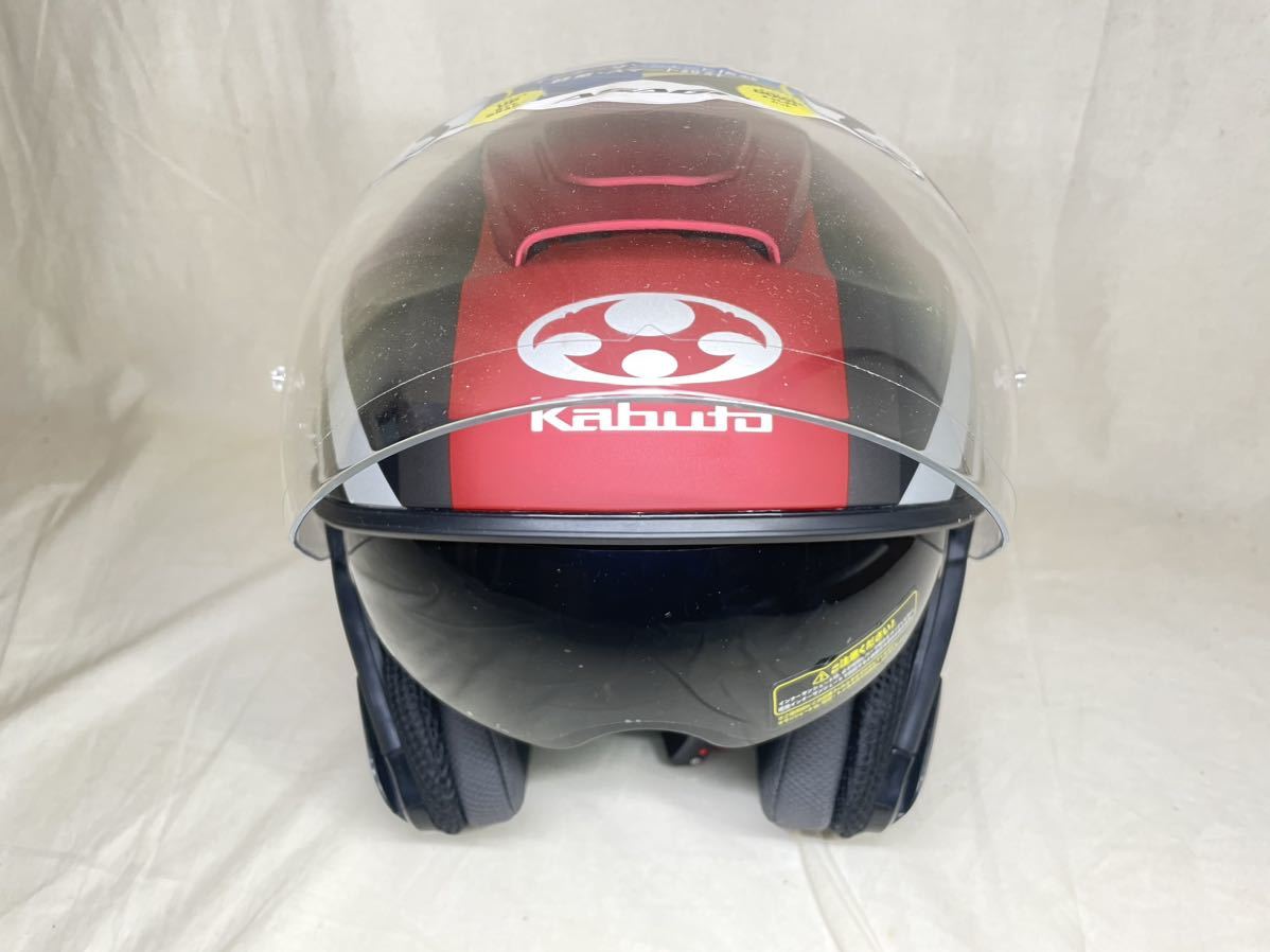 OGK KABUTO オージーケー カブト ASAGI CLEGANT アサギ ジェットヘルメット Lサイズ59～60cm未満_画像6