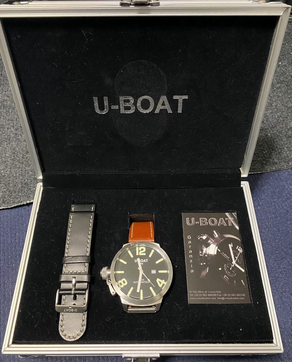 腕時計 自動巻き U-Boat ユーボート U-53 メンズ クラシコ　限定　オートマティック　Automatico 箱付き　シリアルナンバー入り